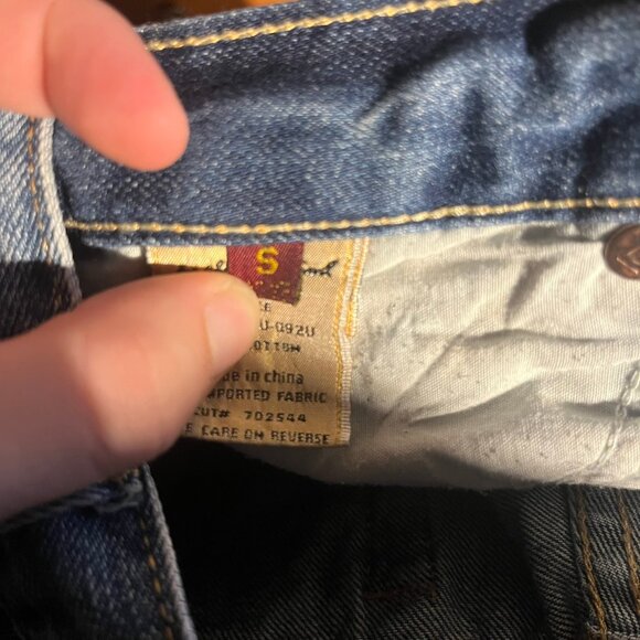 7 For All Mankind Denim Cutoff Shorts (S) - Picture 3 of 4